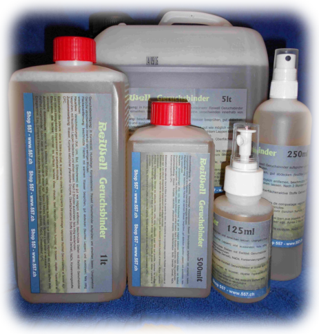 ReiWell Geruchsbinder (Cl'Air Multizweck) neutralisiert organische Gerüche